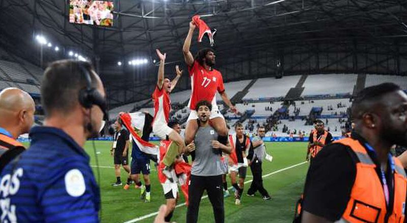 الوطن سبورت | فرحة تاريخية.. احتفالات المنتخب الأولمبي بالتأهل لنصف نهائي الأولمبياد