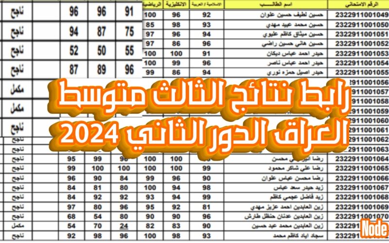 وزارة التربية تعلن رابط نتائج الثالث متوسط العراق ٢٠٢٤